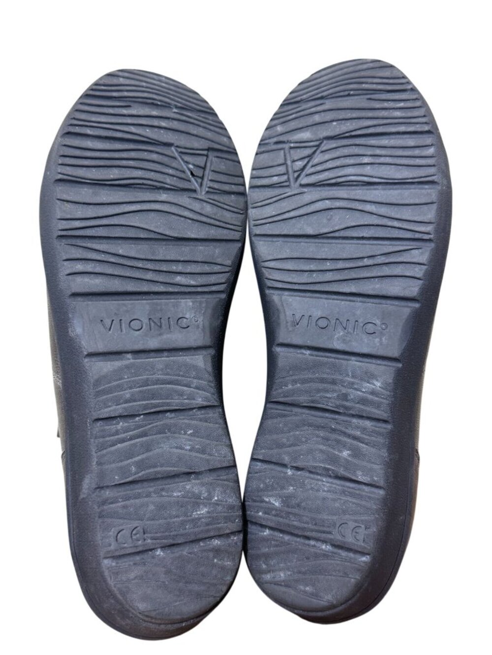Vionic Abigail Metallic Sneakers Wms 8 Pewter Gray Lace-Up Side Zipper Comfort - Picture 6 of 12